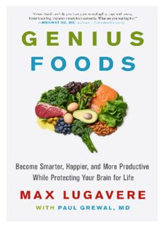 Genius Foods_ Become Smarter, Happier, and More Productive While Protecting Your Brain for Life - Ecomar store 
