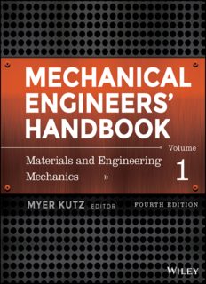 Mechanical Engineers' Handbook, Materials and Engineering Mechanics - Ecomar store 