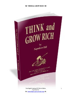 Think and Grow Rich by Napoleon Hill - Ecomar store 