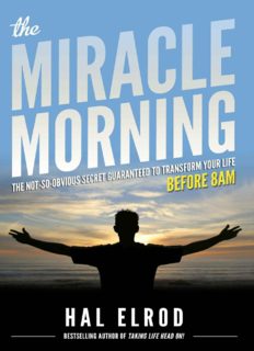 The Miracle Morning_ The Not-So-Obvious Secret Guaranteed to Transform Your Life - Ecomar store 
