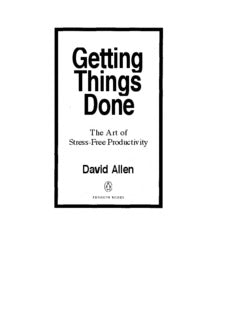 Getting Things Done_ The Art of  Stress-Free Productivity - Ecomar store 