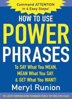 How to Use Power Phrases - Ecomar store 